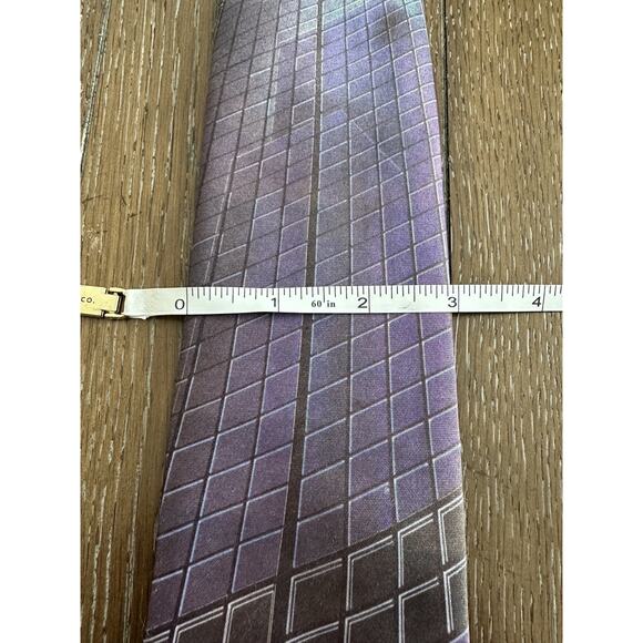 Vintage Ralph Marlin Mens Tie The Sears Tower 1991 Chicago Windy City READ - Picture 7 of 14